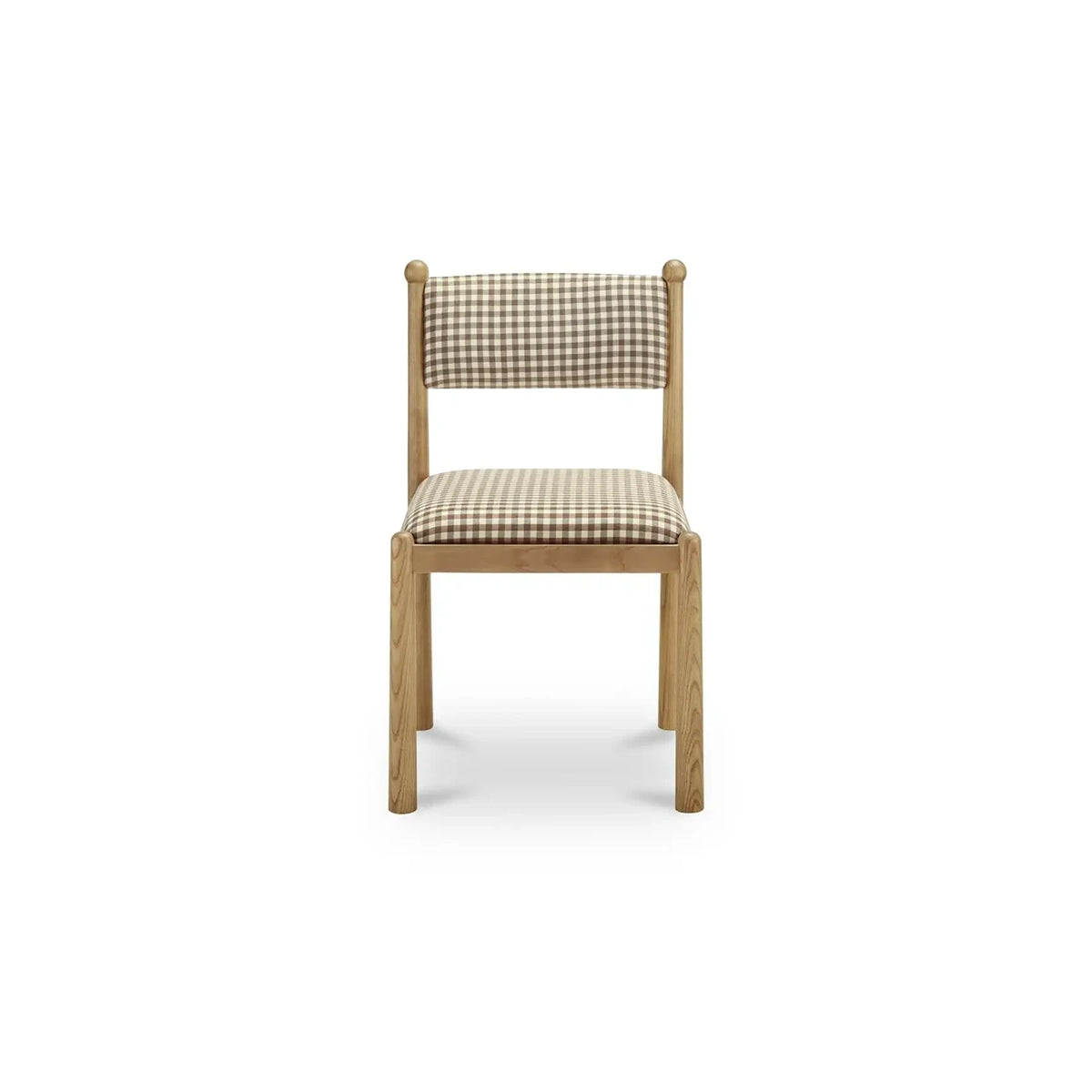 Verville Dining Chair Brown Gingham - Set of 2