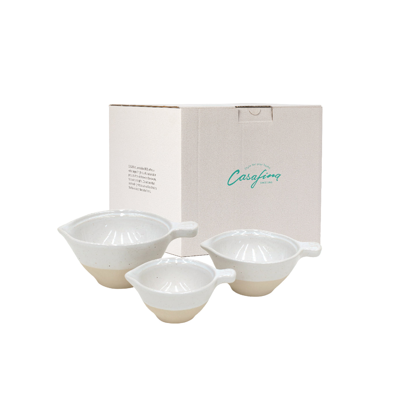 FATTORIA MEAUSRING CUPS SET OF 3