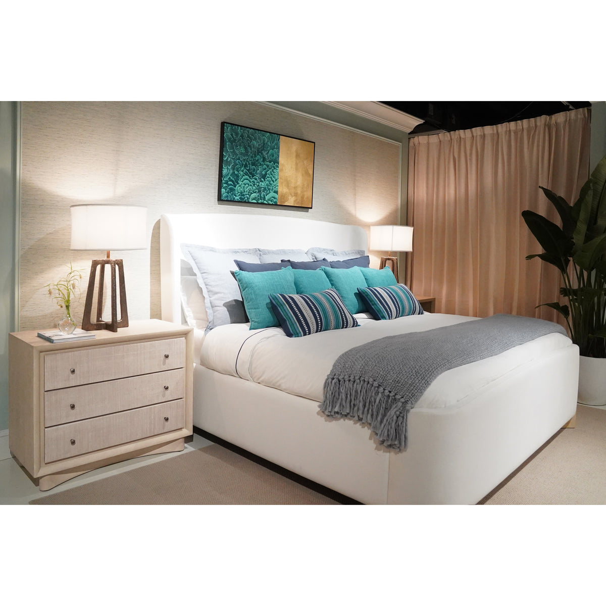 Keel 3-Drawer Nightstand