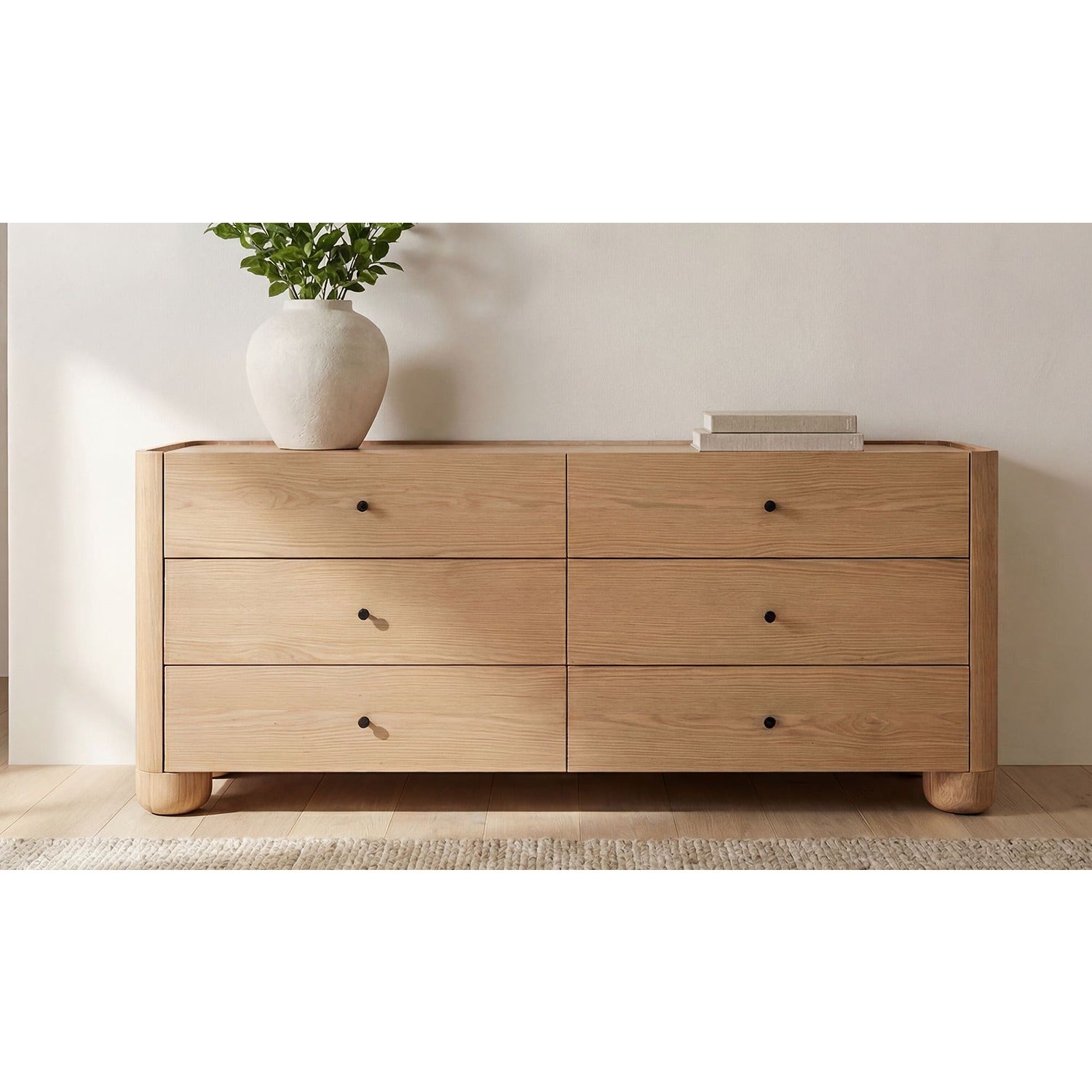 Gabrielle 6 Drawer Dresser Natural