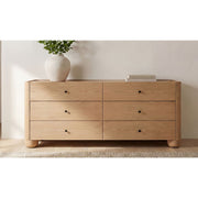 Gabrielle 6 Drawer Dresser Natural