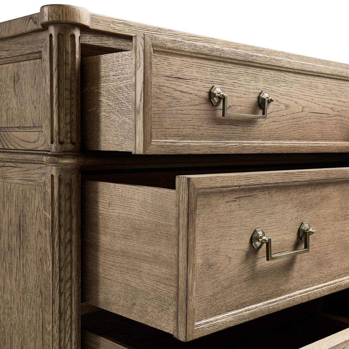 Kalpa Louis XVI Chest, Stripped Chestnut