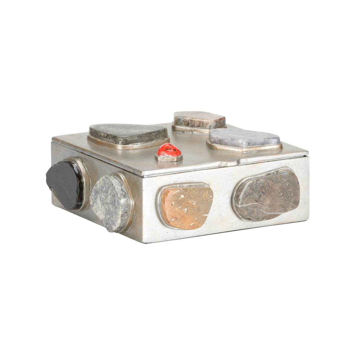 Caribbean Gold Jewelry Box - Square