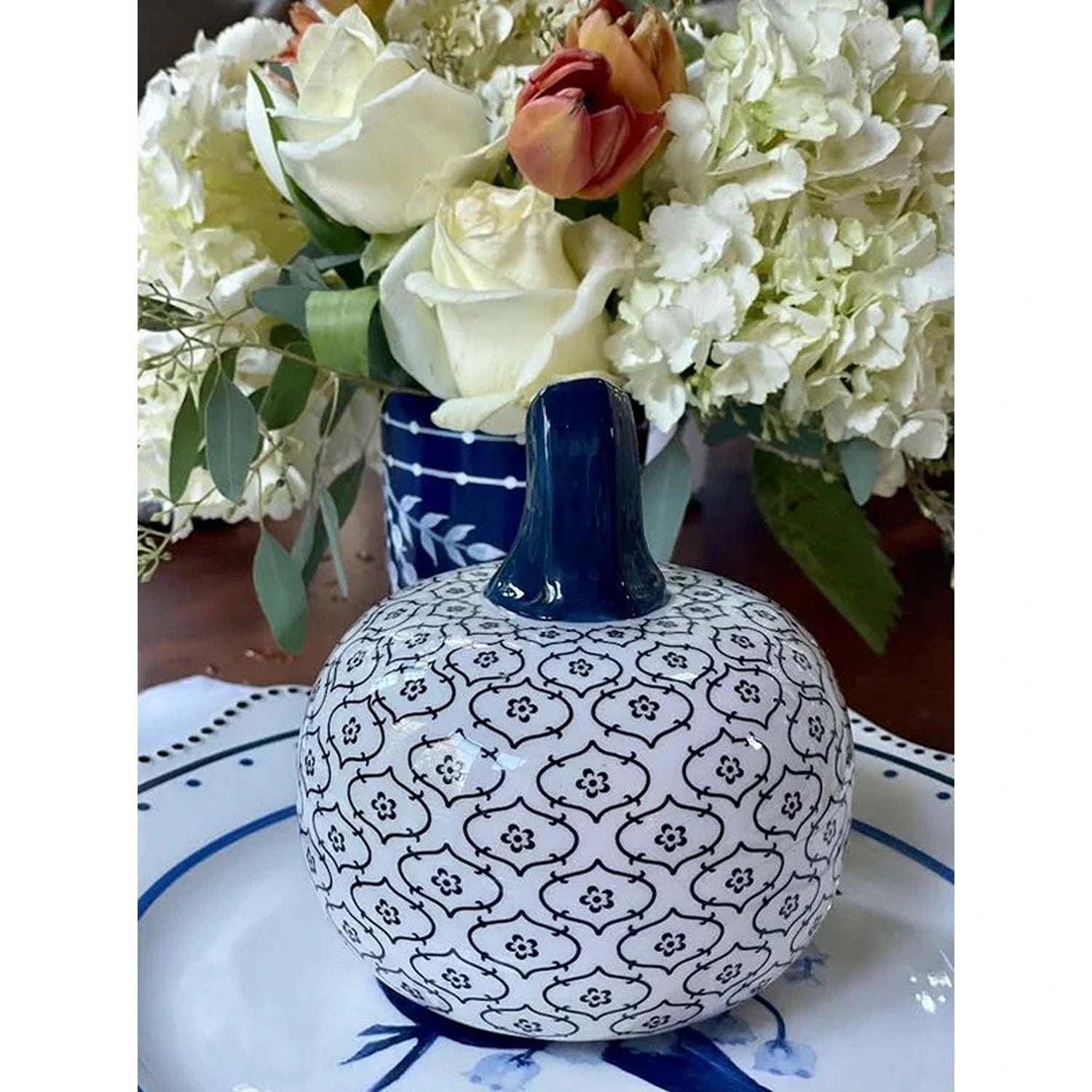 Small Porcelain Pumpkin