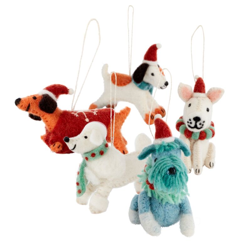 Fido Ornament Set of 2