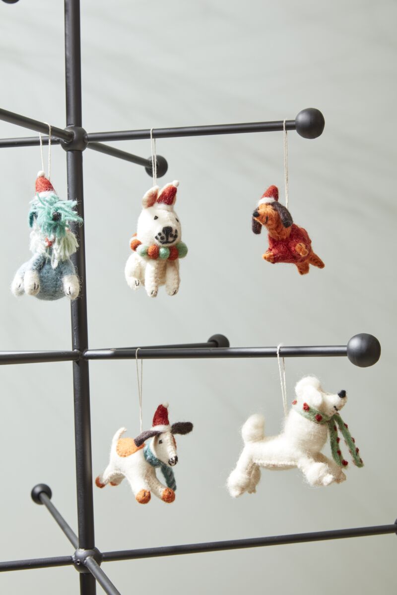 Fido Ornament Set of 2