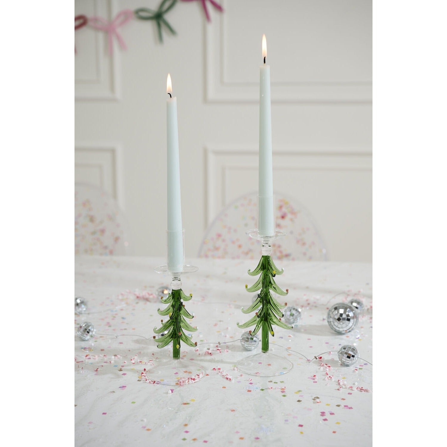 Fir Tree Candleholder - Set of 2