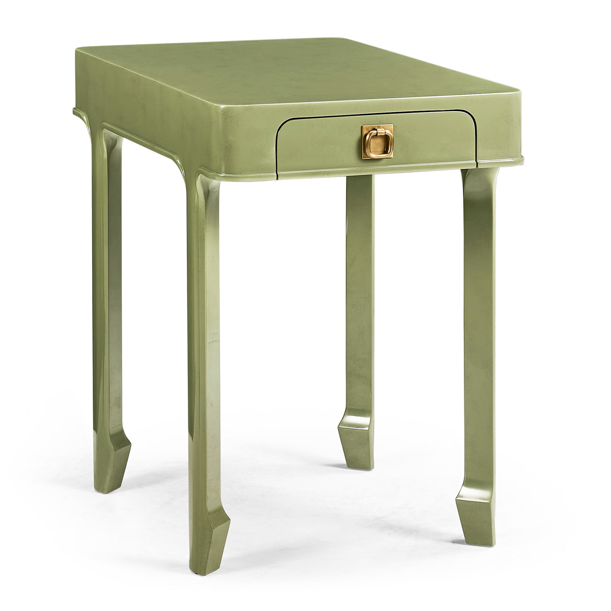 Polly Lacquer End Table - Avocado