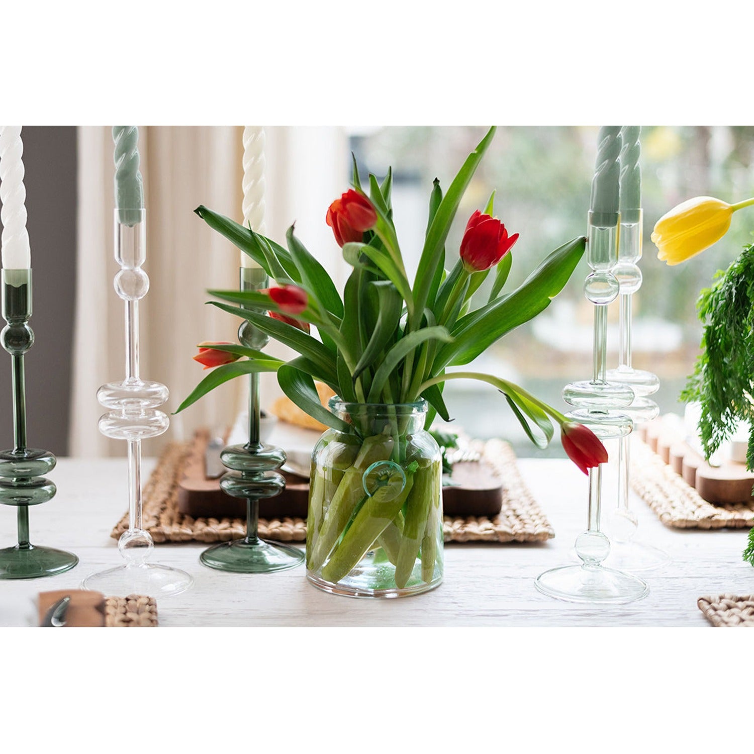 French Bee Mason Jar Vase