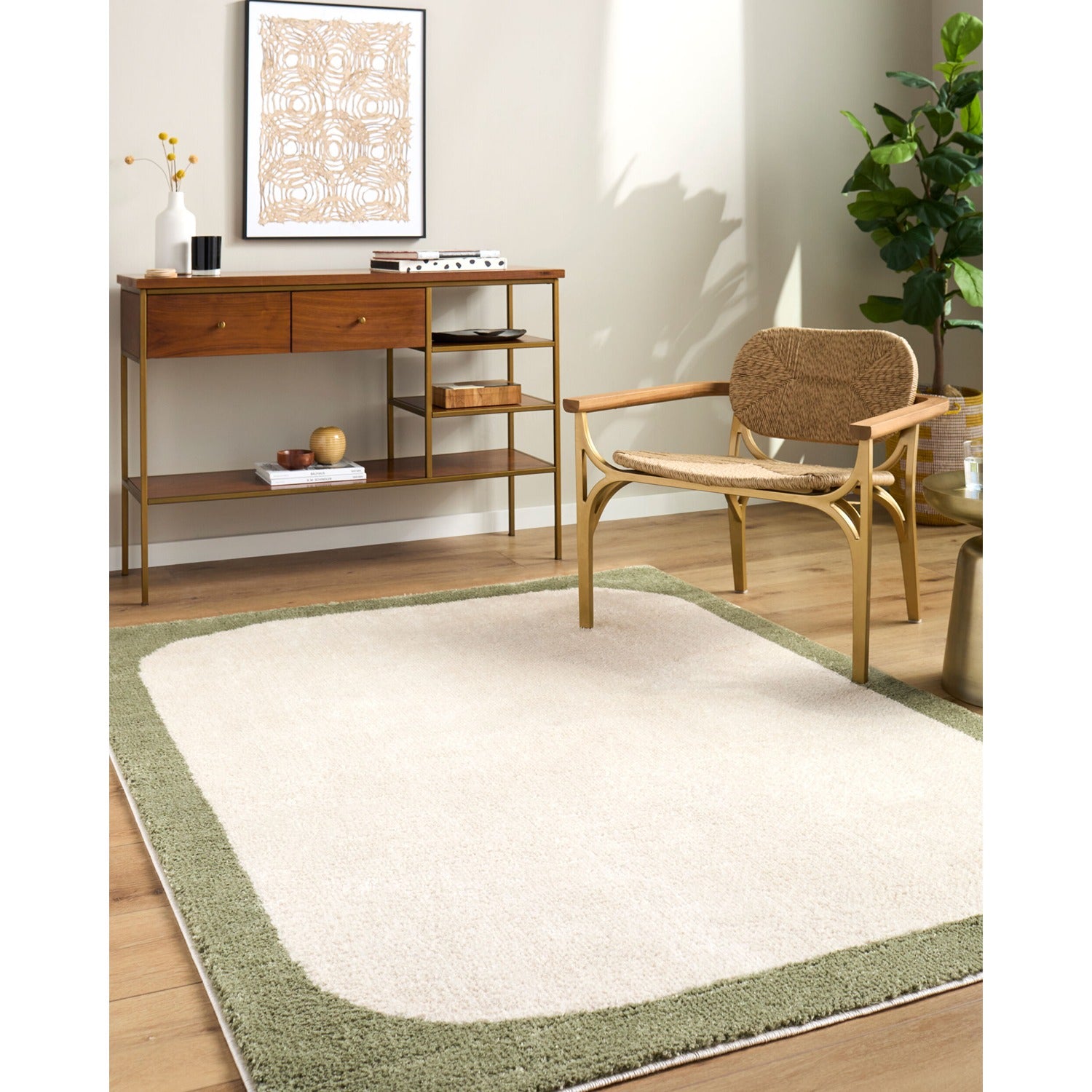 Fossay Shag Machine Woven Rug