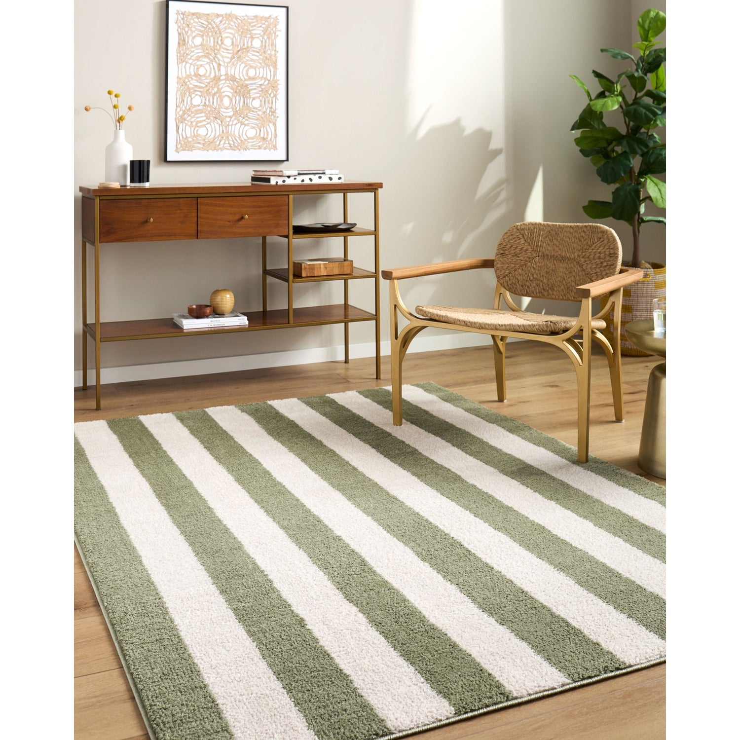 Fossay Shag Machine Woven Rug