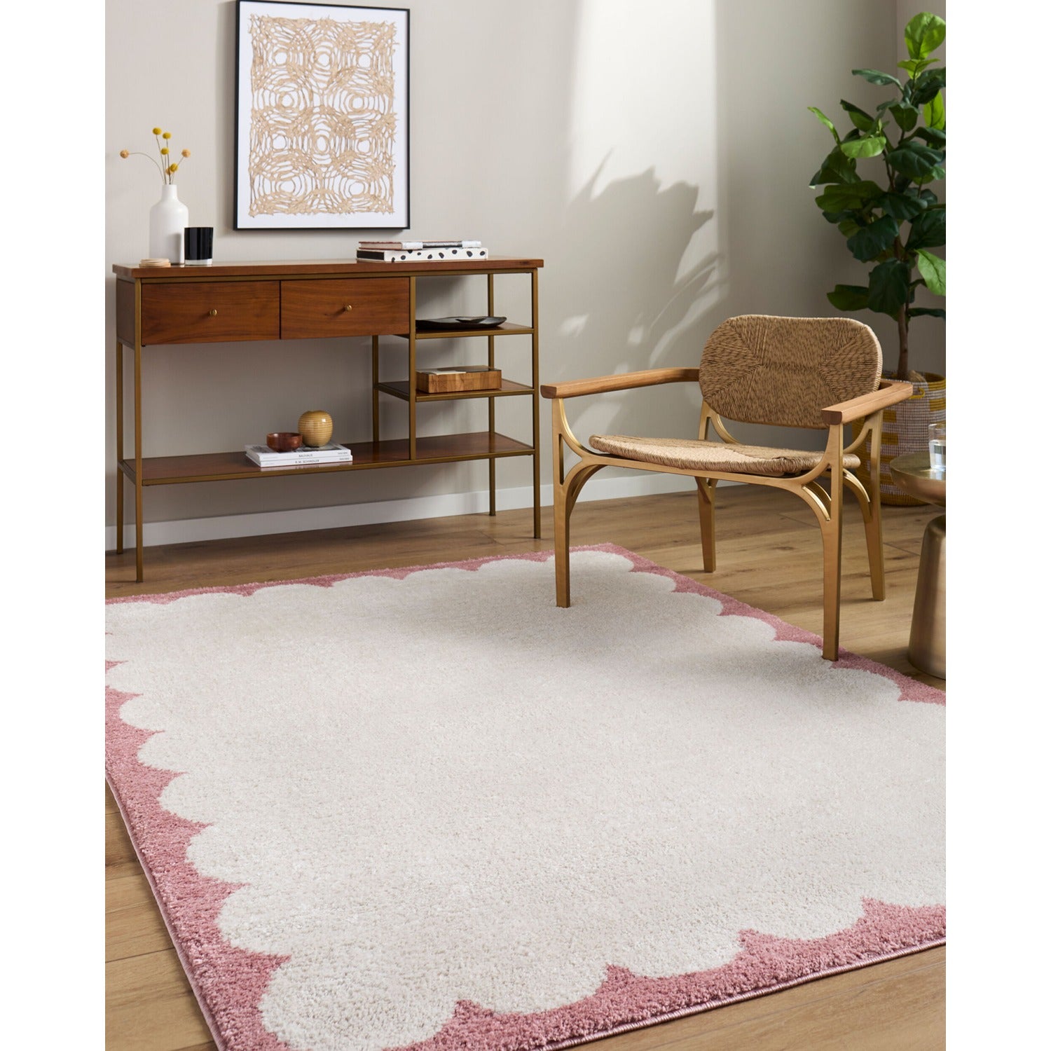 Fossay Shag Machine Woven Rug