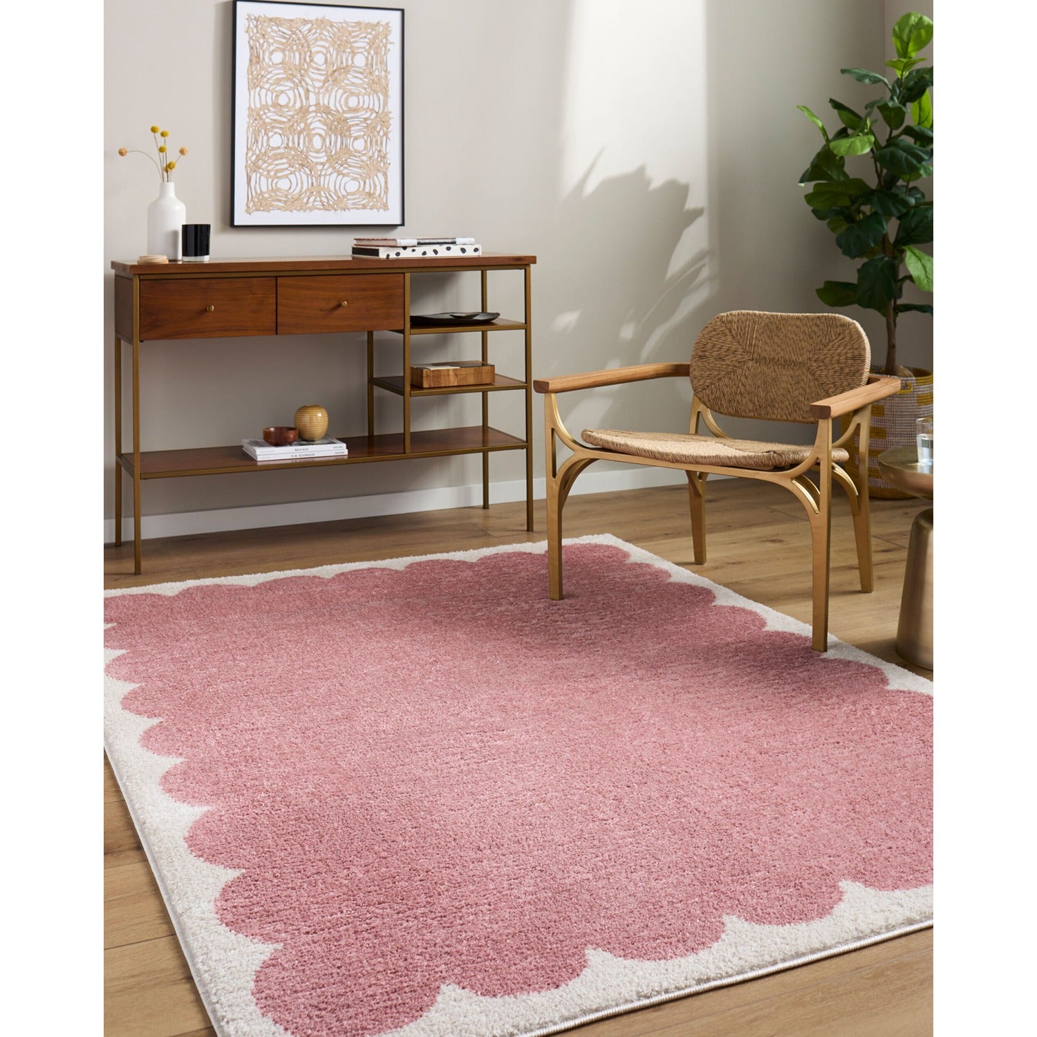 Fossay Shag Machine Woven Rug