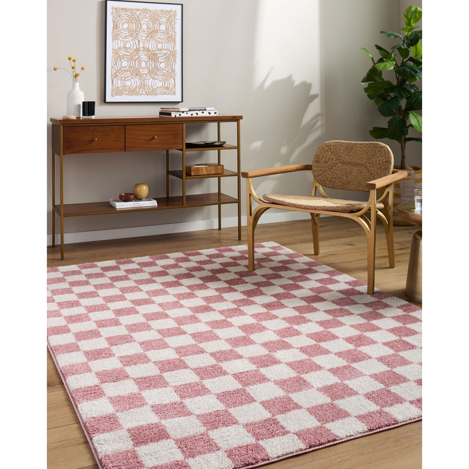 Fossay Shag Machine Woven Rug