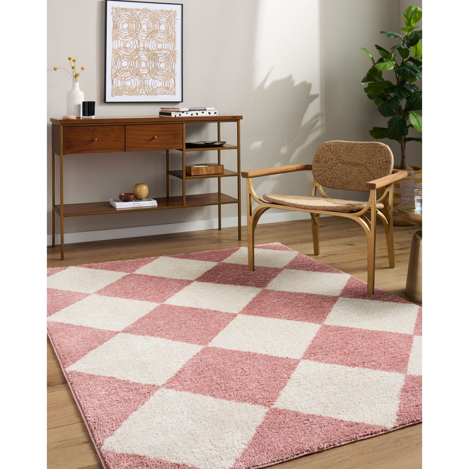 Fossay Shag Machine Woven Rug