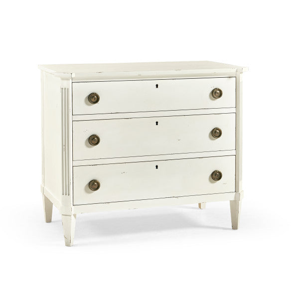 Timeless Aeon Swedish Drawer Chest in Antique White