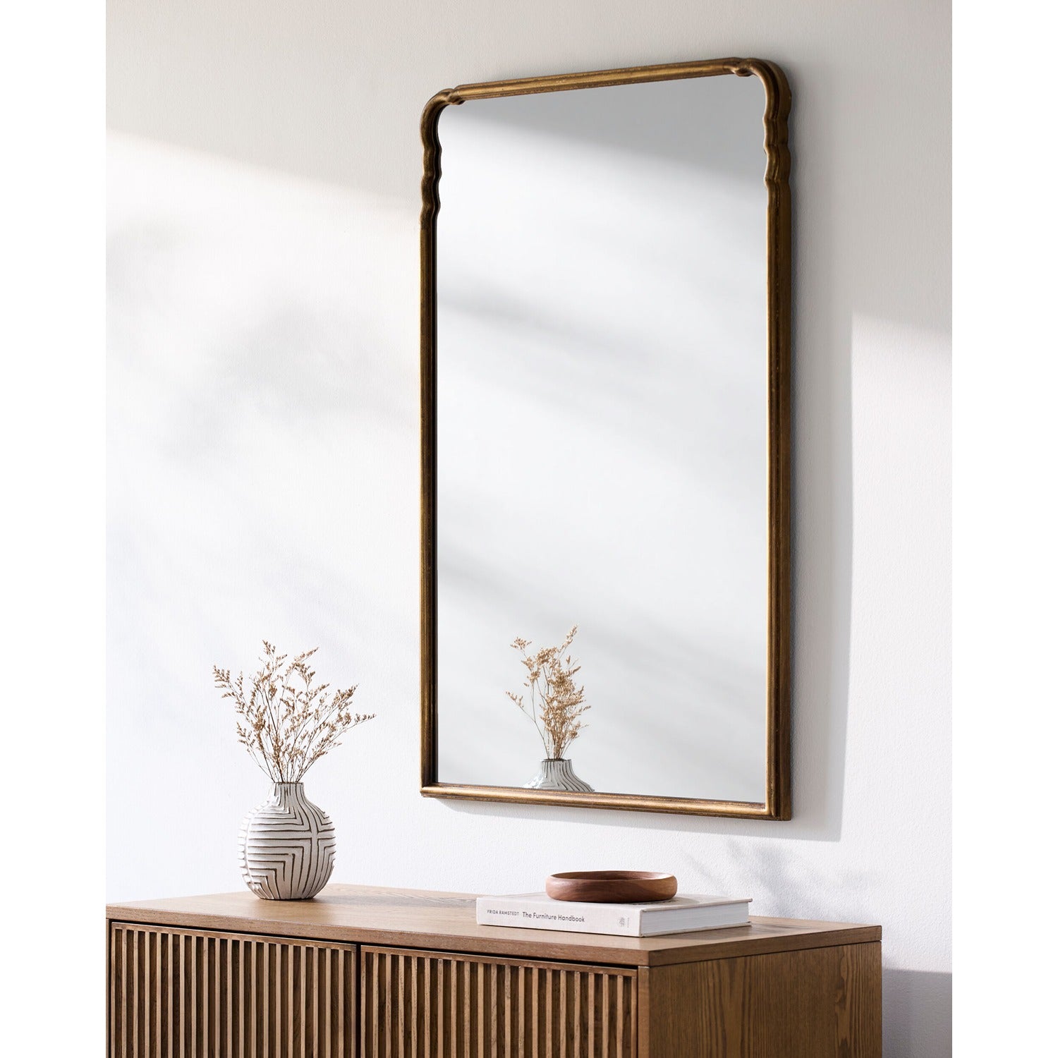 Grey Accent Mirror