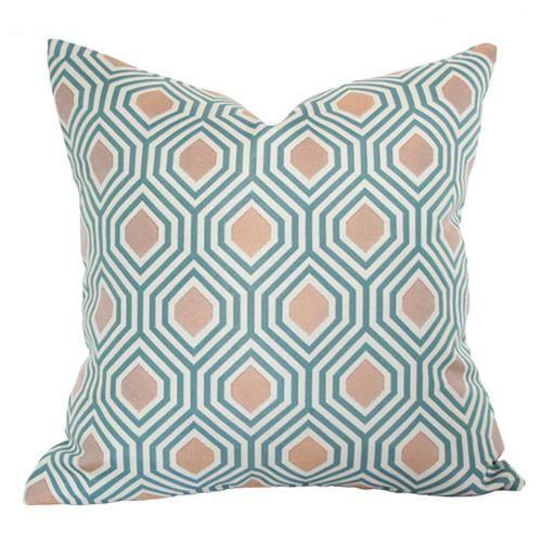 Hexagon Teal - Set of 2