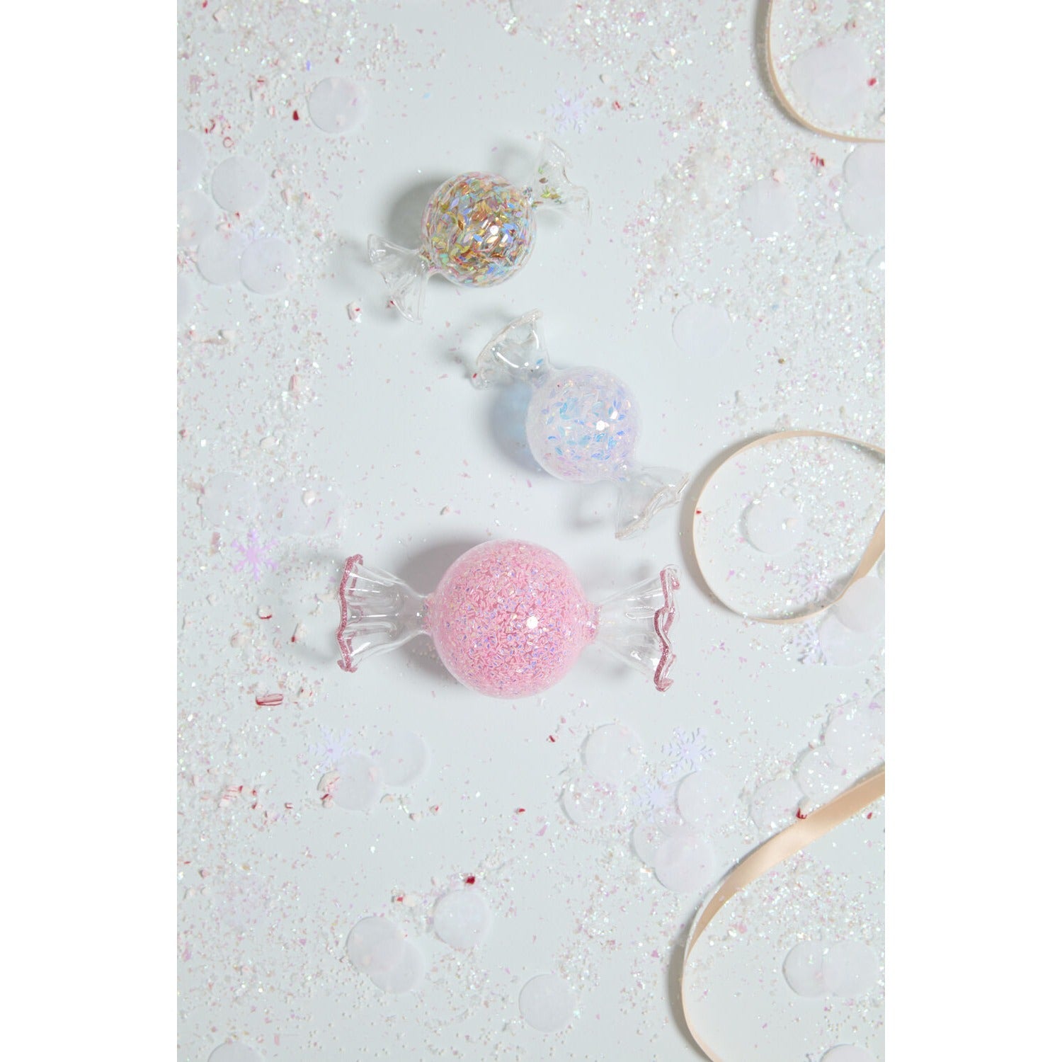 Glass Candy Ornament - Set of 6