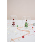 Glitter Tree Drinkware - Set of 4