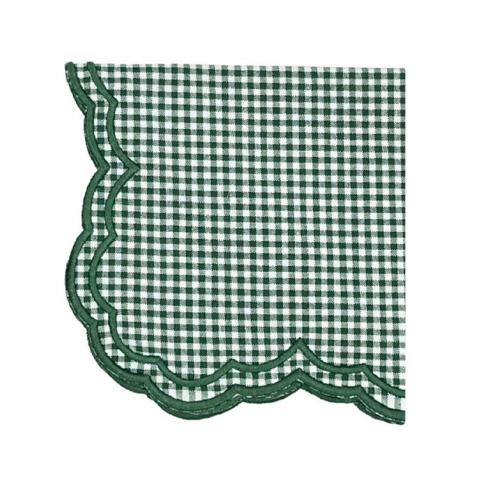 Bettina Napkin-Dark Green Gingham (Set of 4)
