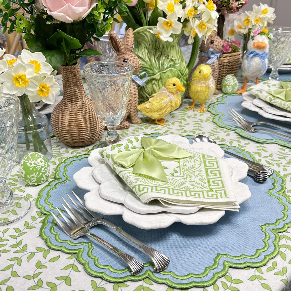 Bettina Placemat - Blue & Green (Set of 4)