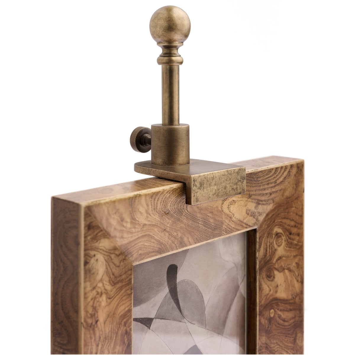 Winsland Burl Picture Frame, 5" x 7"
