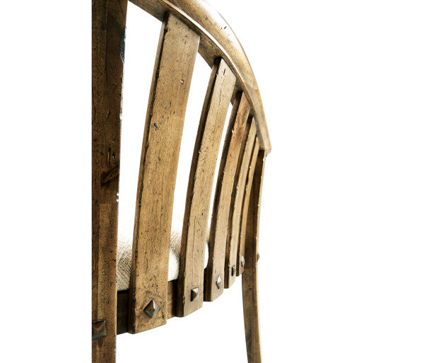 Casual Accents Medium Driftwood Tub Arm Chair