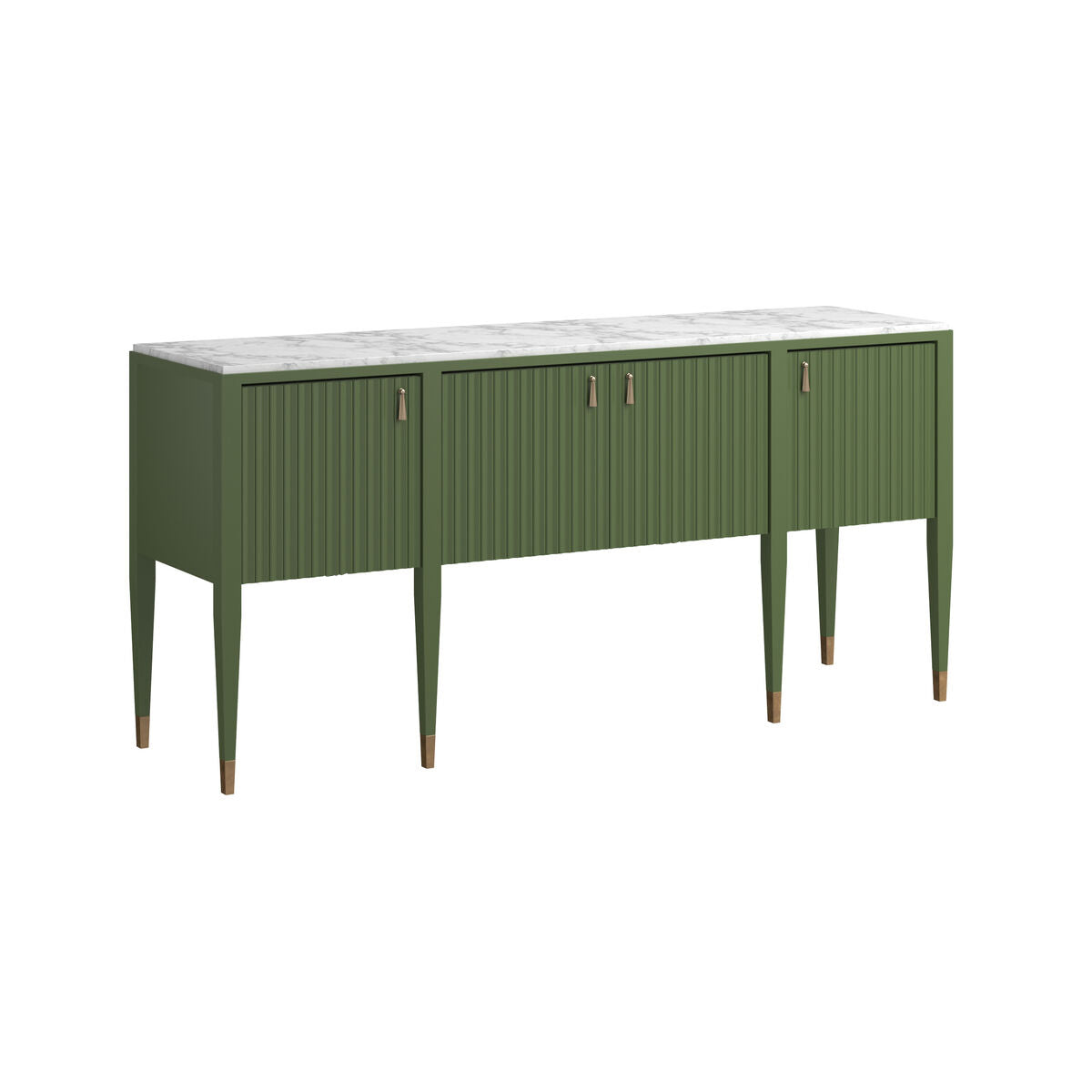 Eave Stone Top Sideboard - Darkened Sage