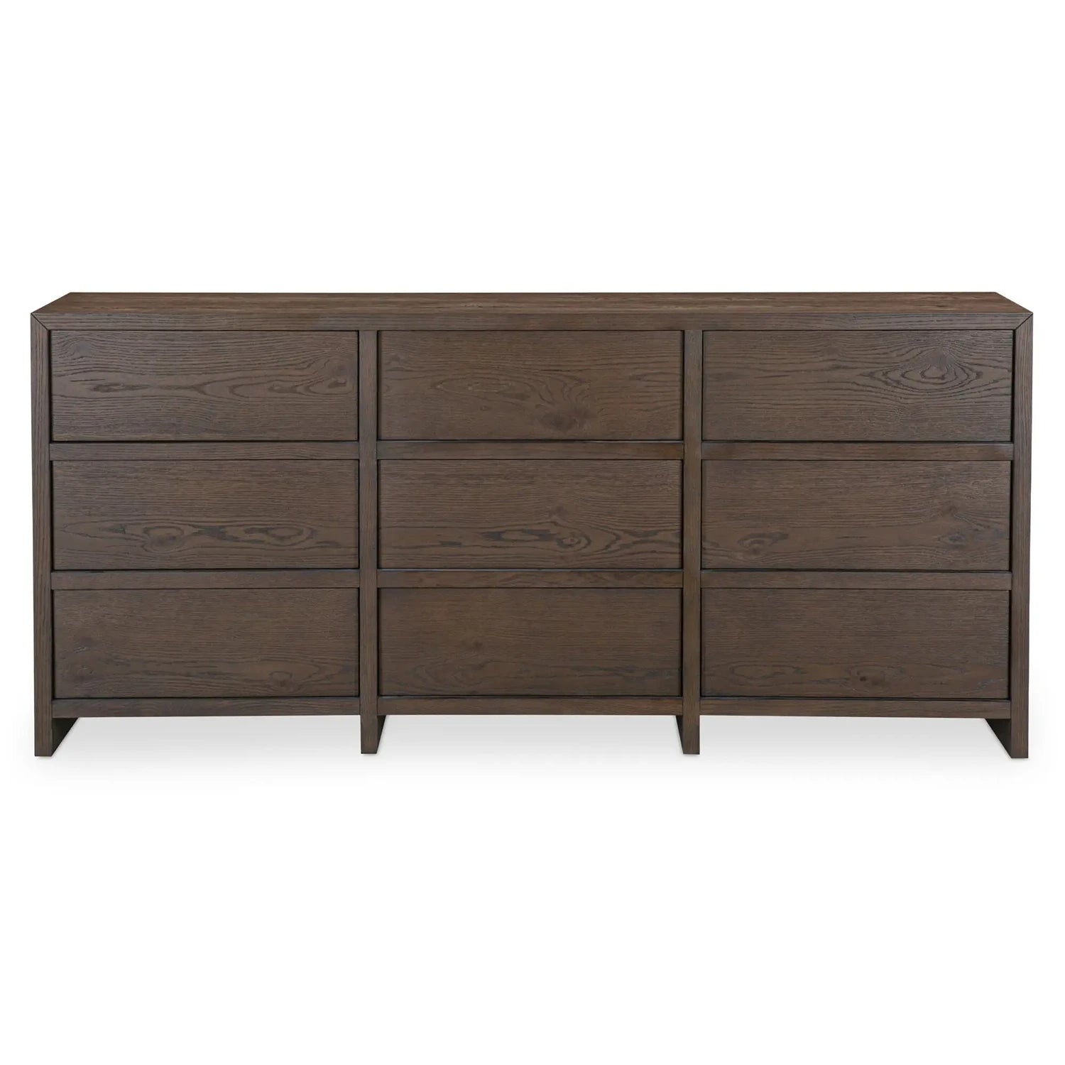Heidel 9 Drawer Dresser Brown