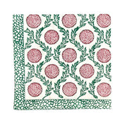 Holiday Flower and Vine - Set of 4 Napkins