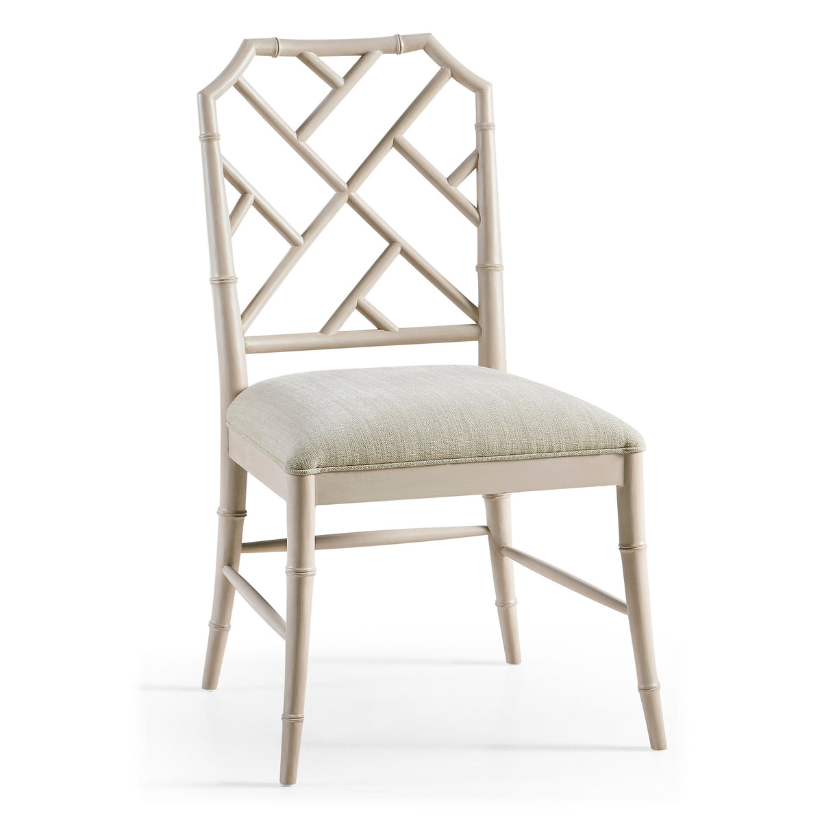 Saros Chippendale Bamboo Side Chair - London Mist