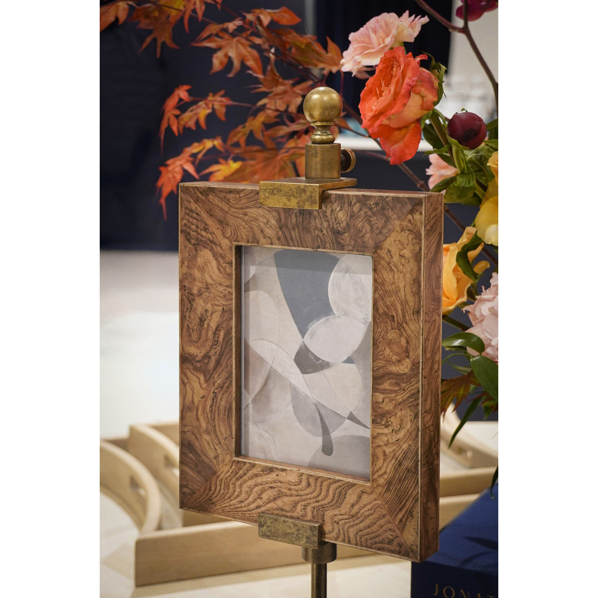 Winsland Burl Picture Frame, 5" x 7"
