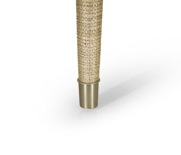 Water Shoal Linen & Grass Cloth Side Chair