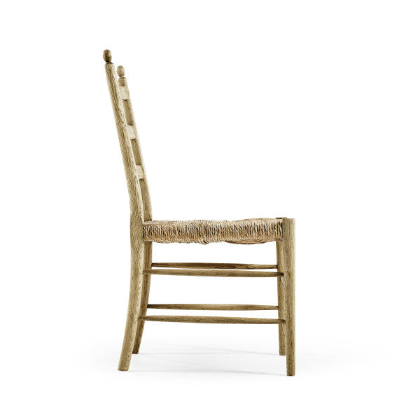 Timeless Doppler Ladderback Side Chair in Stripped Oak