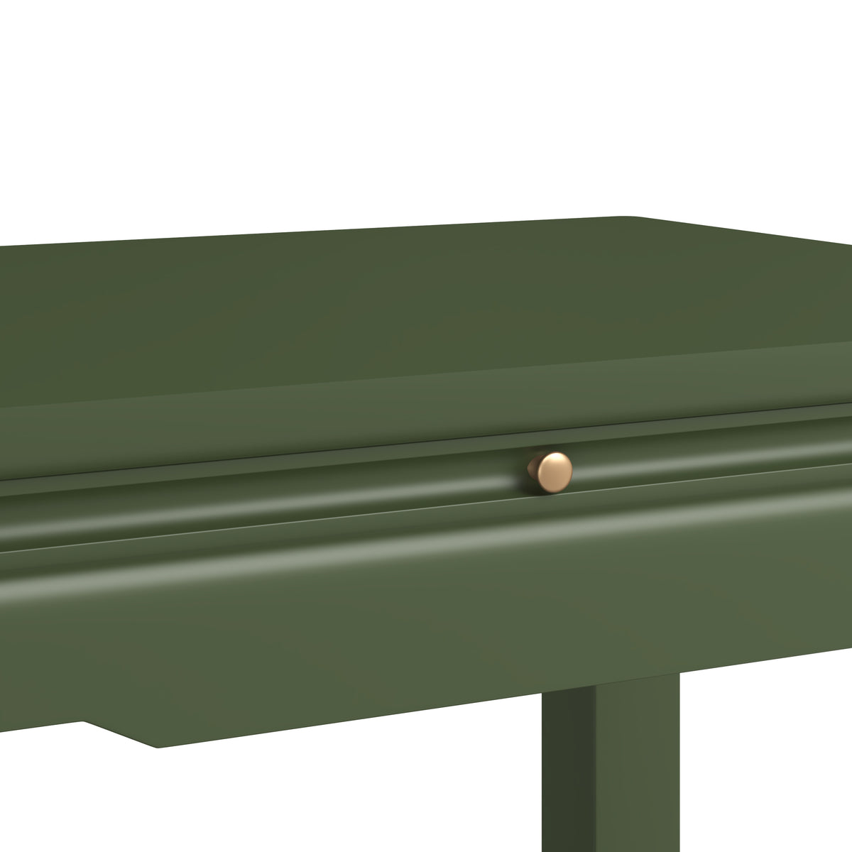 Eave Bedside Table, Darkened Sage