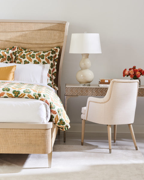 Water Seiche Woven Wing Wave King Bed