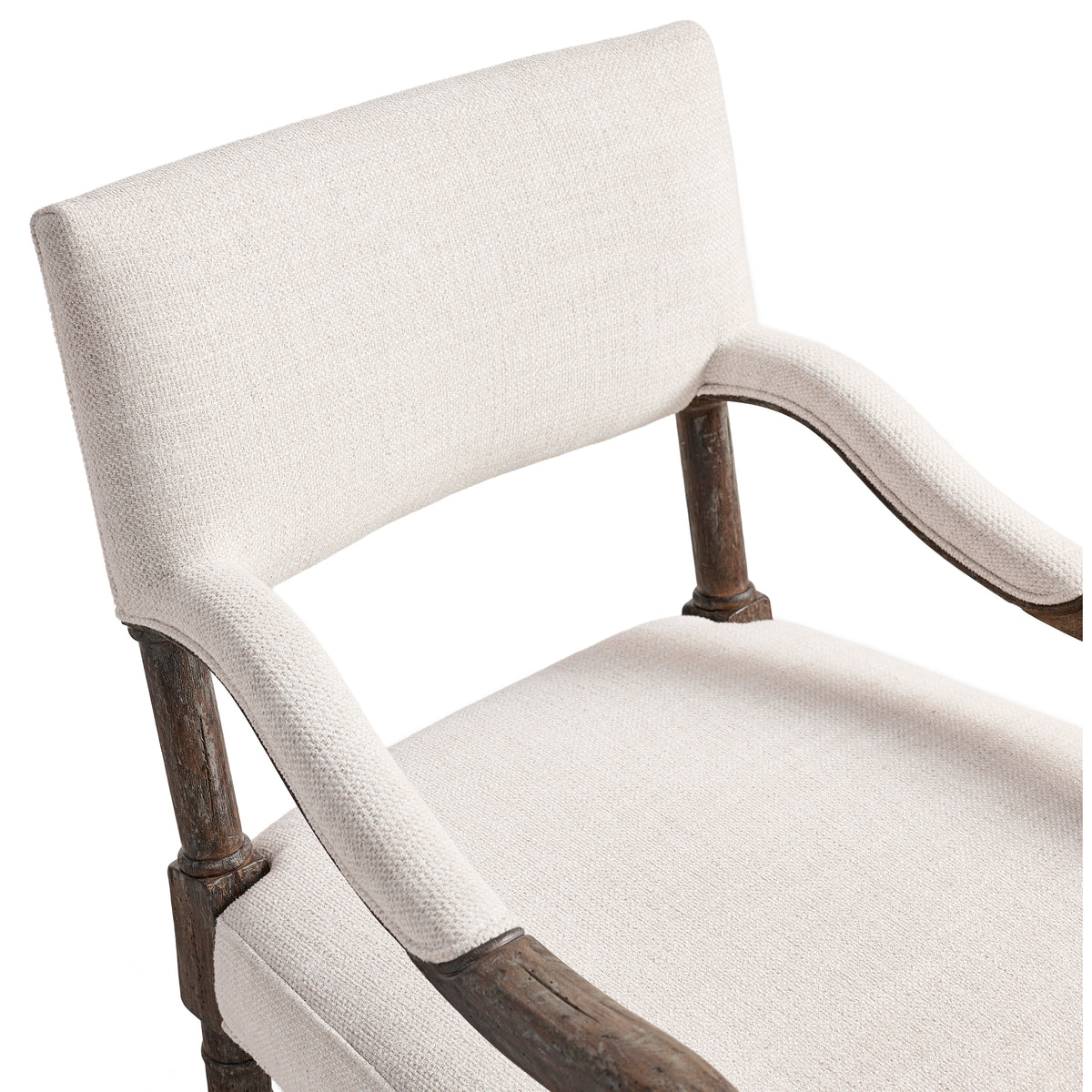 Caldera Upholstered Dining Arm Chair - Dark Caldera Walnut