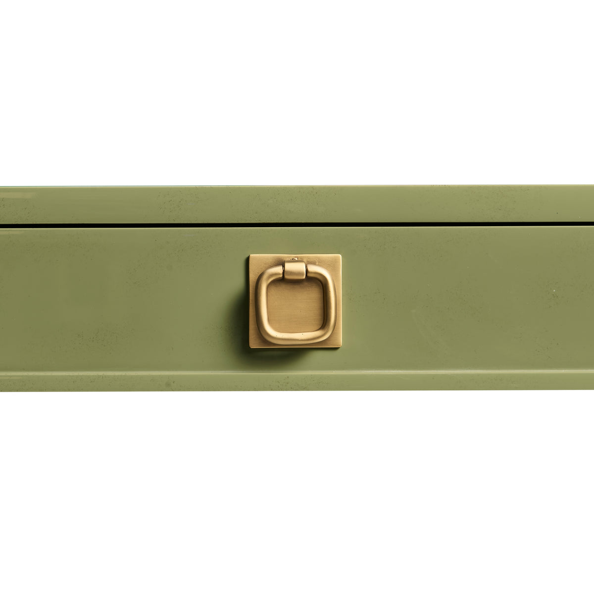 Polly Lacquer Console Table, Avocado