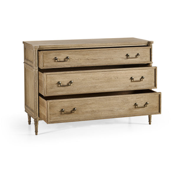 Timeless Kalpa Louis XVI Drawer Chest in Bleached Chestnut