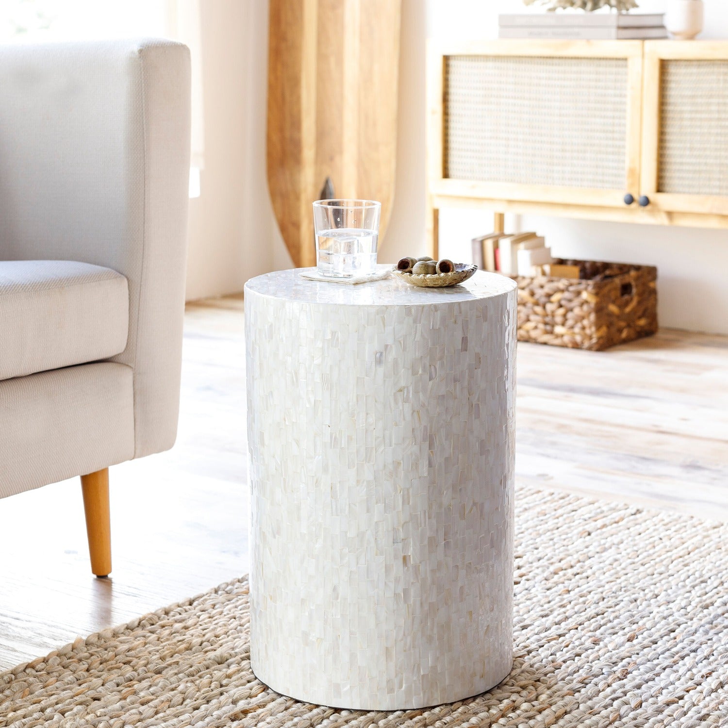 Iridescent End Table