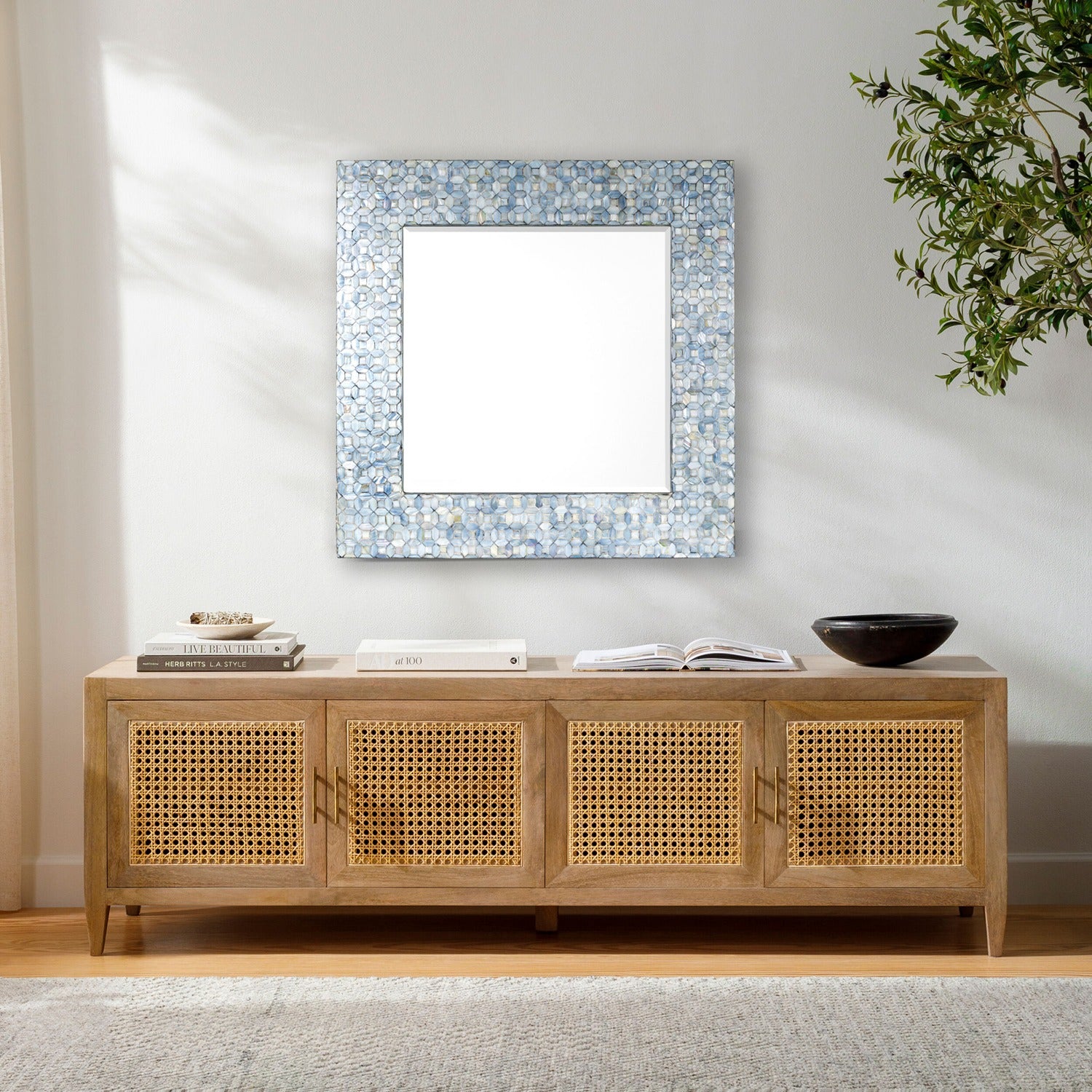 Iridescent Accent Mirror