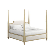 Eave Upholstered Poster Bed, King