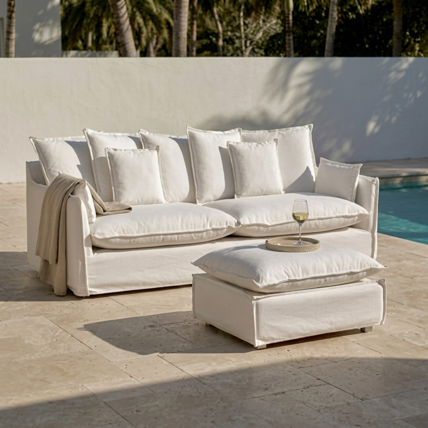 Jason Outdoor Slipcover Sofa