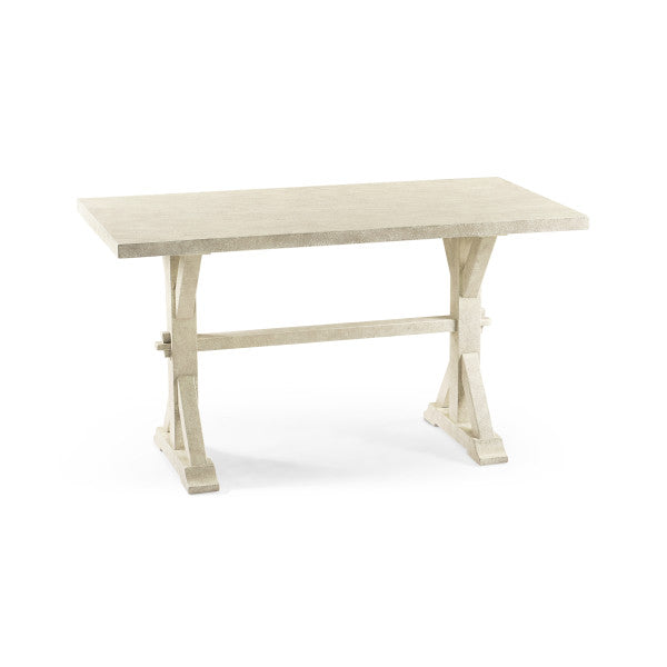 Casual Accents Whitewash Dining Table 54"