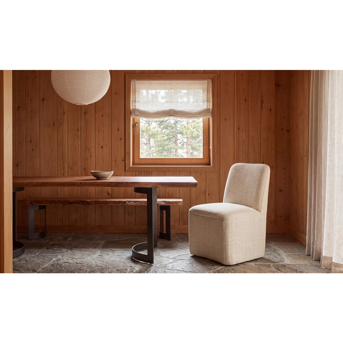 Bosco Rolling Dining Chair - Set of 2