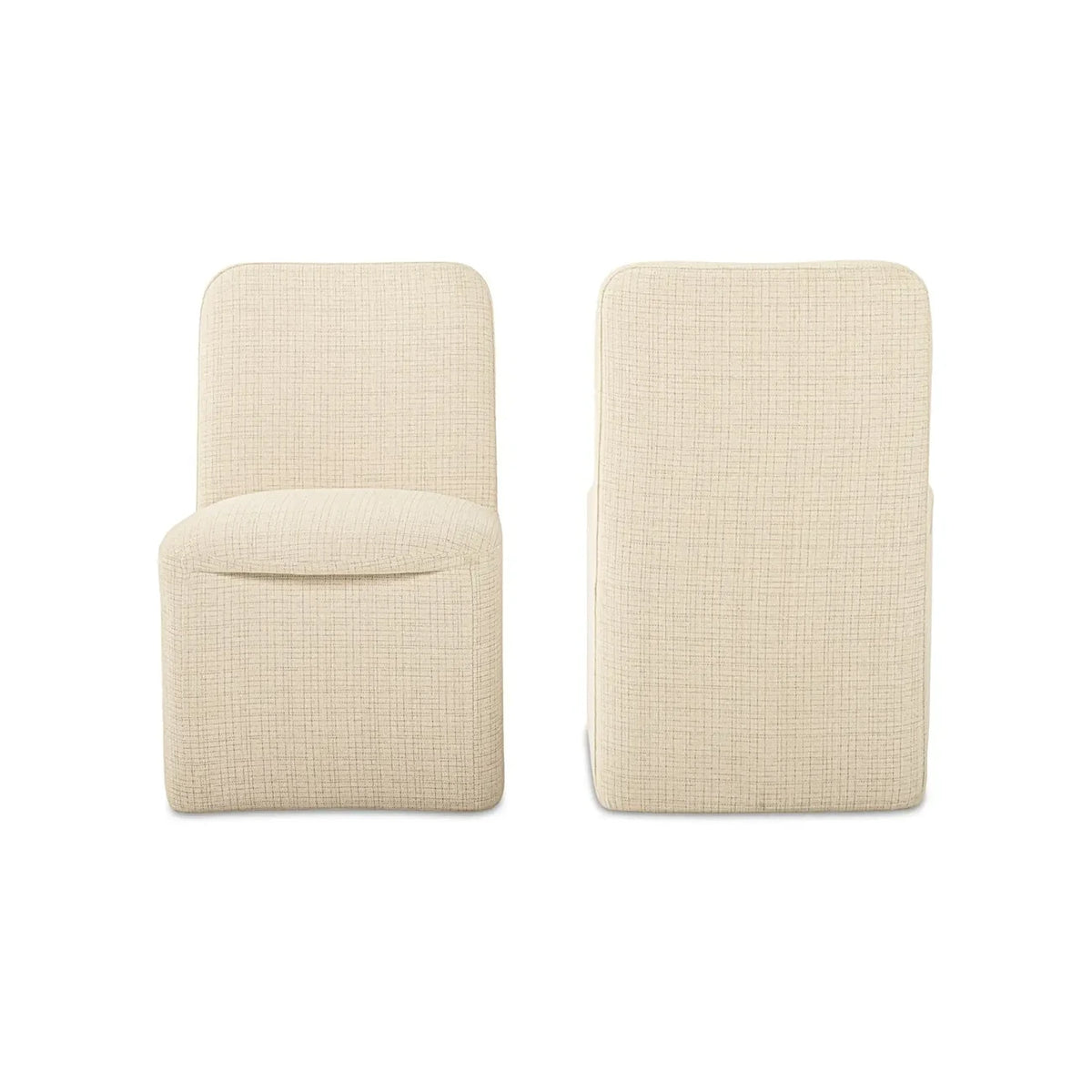 Bosco Rolling Dining Chair - Set of 2