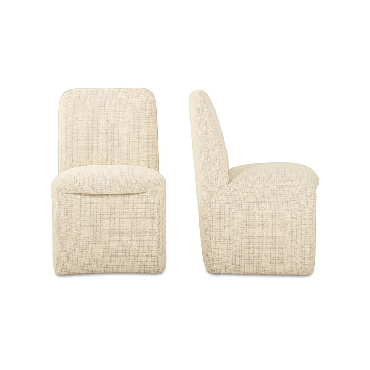 Bosco Rolling Dining Chair - Set of 2