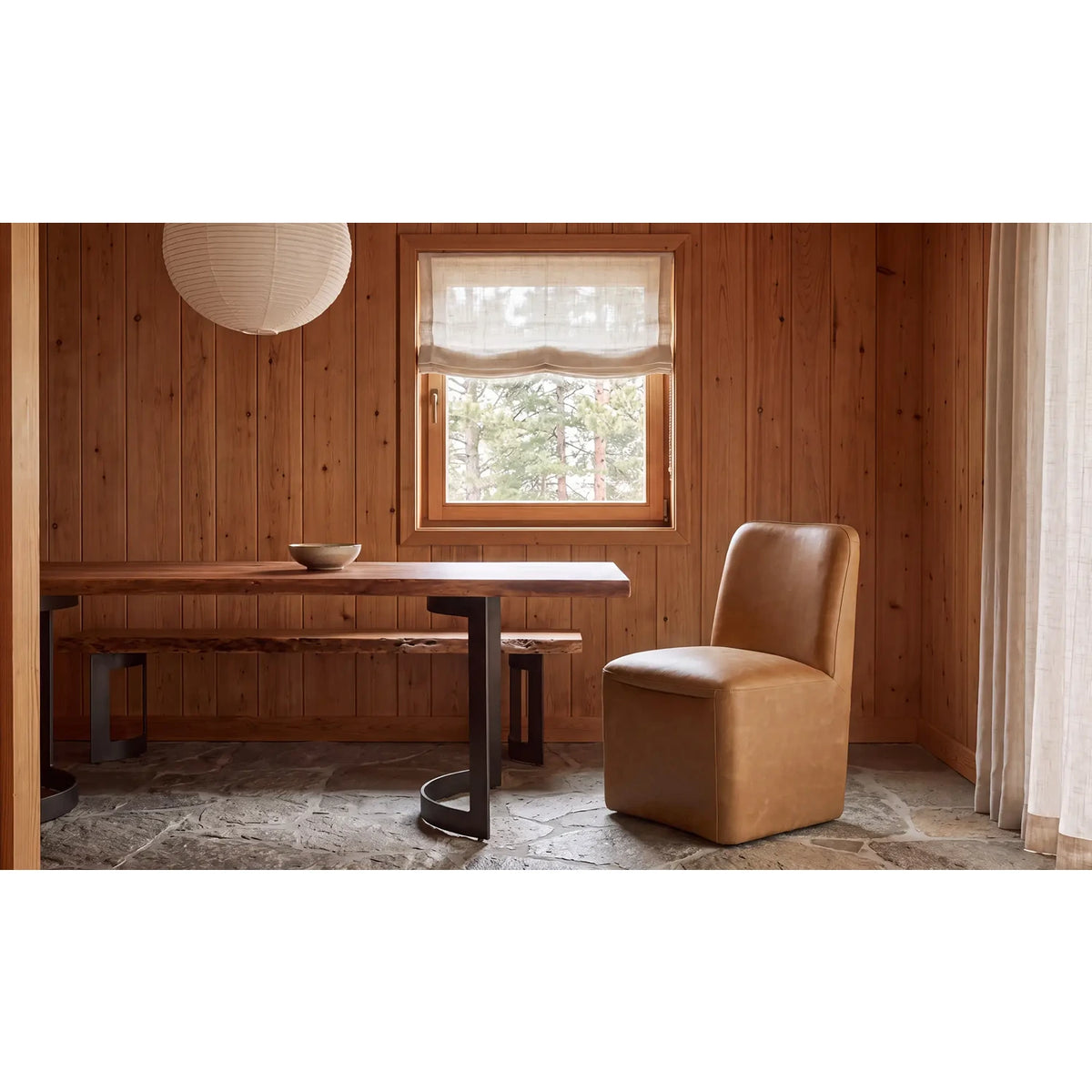 Bosco Rolling Dining Chair - Set of 2