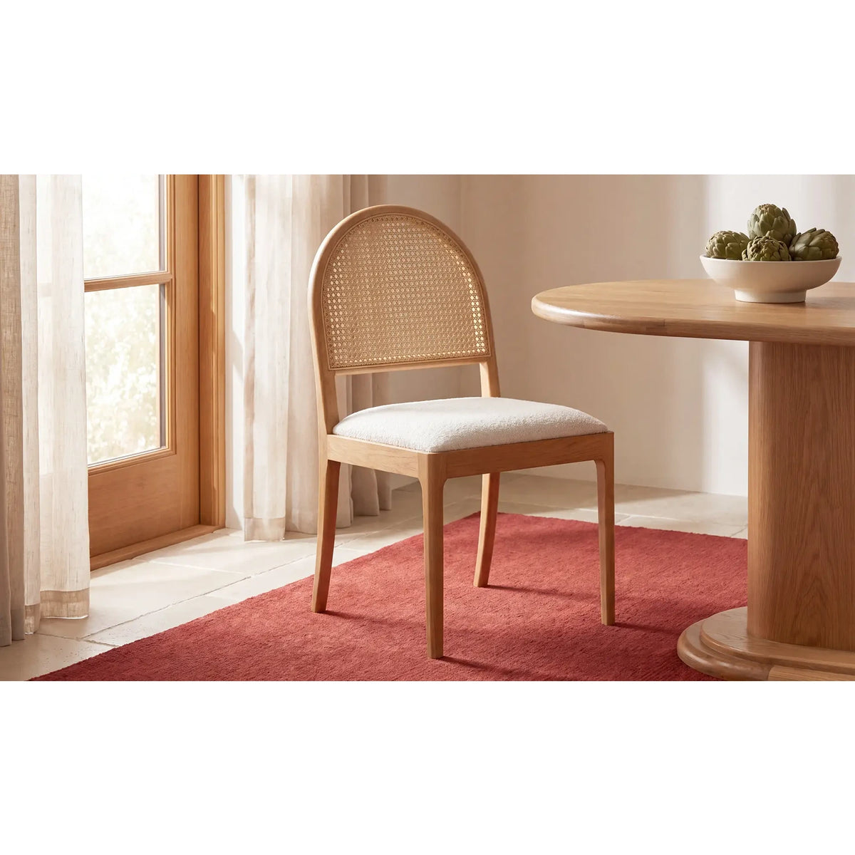 Junette Dining Chair Flecked Beige - Set of 2